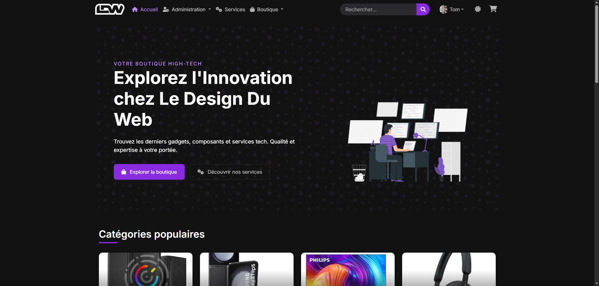 Interface boutique e-commerce1