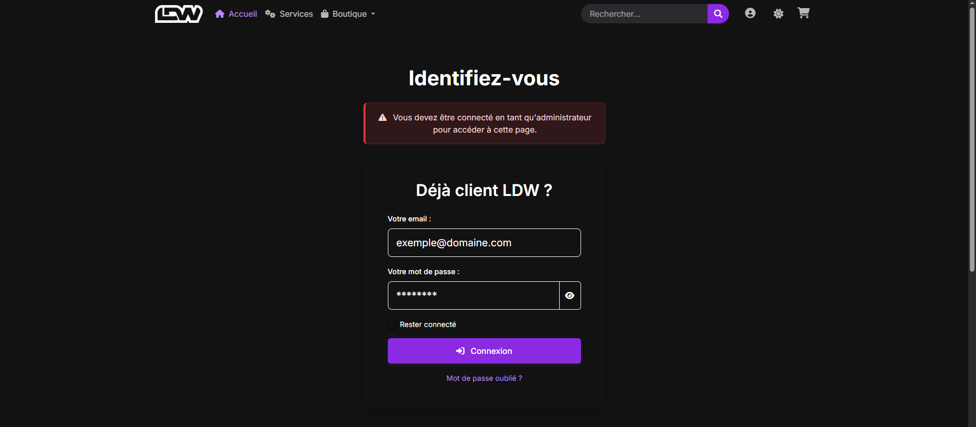 Interface boutique e-commerce2